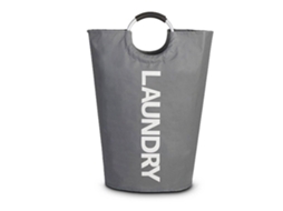 Lurelia Cesto Para Roupa Dobrável Alças Portátil 90l 38 X 79 Cm Tecido Oxford Azul Marinho Quarto Banho