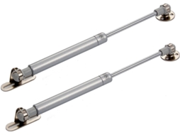 Haste De Suporte Com Mola A Gás Para Armário, Amortecedor Hidráulico A Gás Para Porta 20-150n 260mm Prata Pacote Com 2 100n