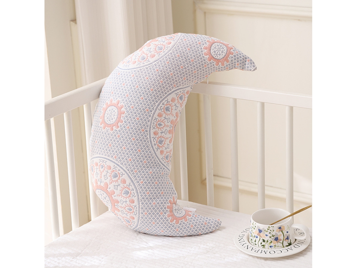 Almofada Apoio Para Bebé Em Forma De Lua Multifuncional Czhhmart, Respirável, 50*20 Cm Estilo 3