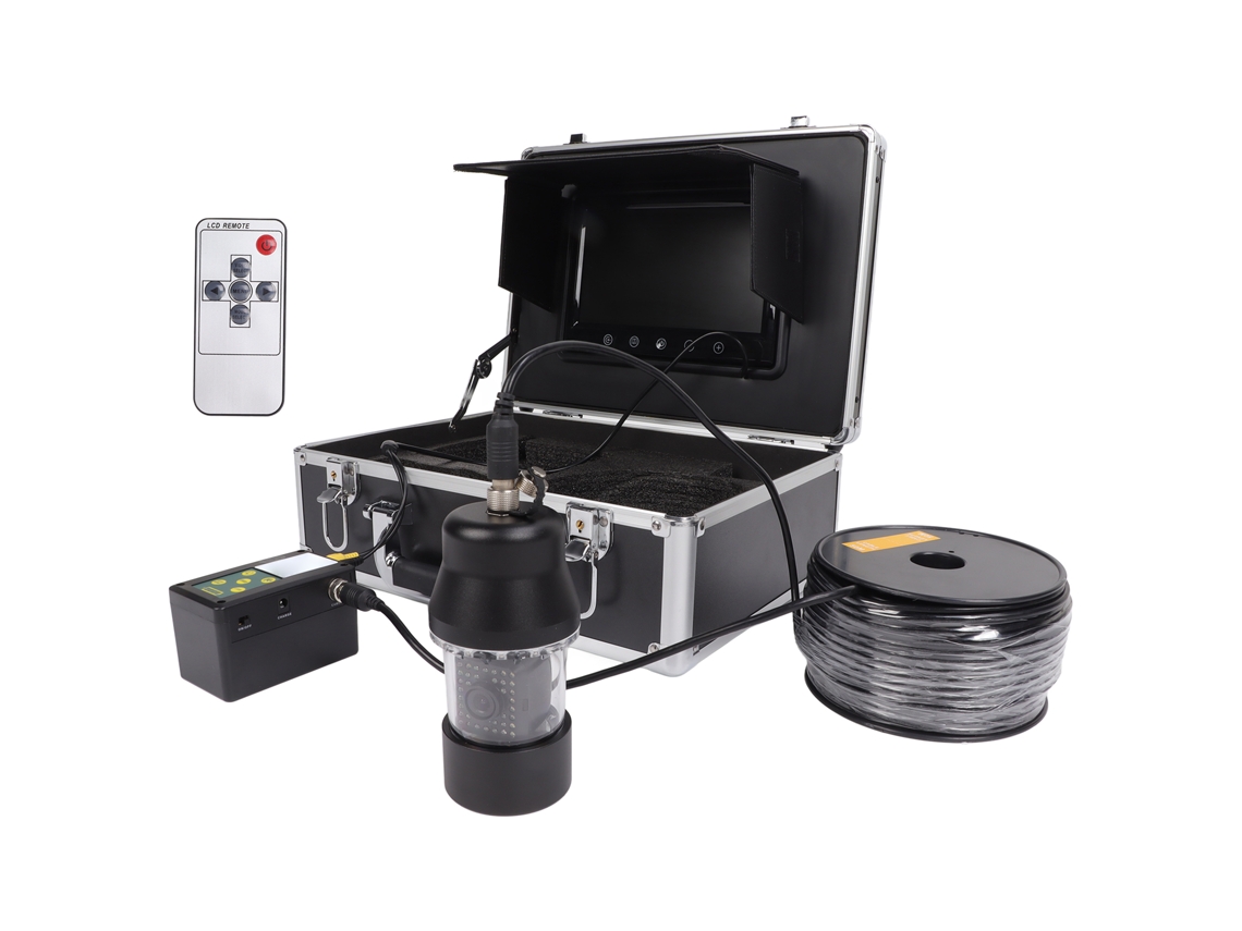 Câmera De Pesca Subaquática 9 Polegadas Ip68 360° 38 Leds 1000tvl Us