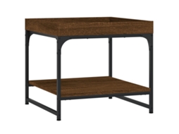 Coffee Table, Coffee Tables Vidaxl Marrom Madeira Processada (49.5 X 49.5 X 45 Cm)