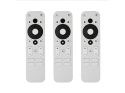 Controle Remoto Por Voz Para Tv Box Android 4k Uhd Km2 Km2 Plus Branco