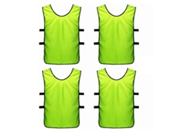 2026altiro-4pcs Colete De Treinamento De Futebol Verde Fluorescente Para Adultos Tecido Mercerizado Para Esportes Ao Ar Livre