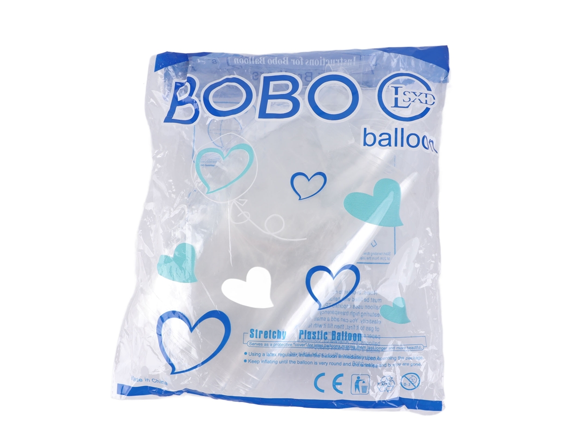 10 Balões Bobo Transparentes Reutilizáveis para Festas Casamentos Aniversários S/MARCA