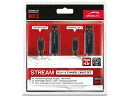 Kit Cabos PS3 SPEED LINK Sream Play & Charge