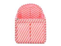 Bolsa Organizadora Interna para Mochila com Listras Rosa BRILVIBERA