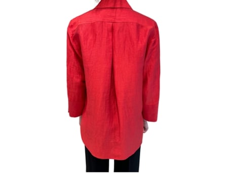 Blusa De Mulher Seventy Linho Vermelho (42)