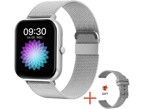 Relógio Inteligente para Homens e Mulheres Atender/Fazer Chamada Rastreador de Fitness de 1 83 com Monitor de Frequência Cardíaca de