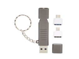 HURRISE Usb Memory Stick Sos Apito Usb Flash Drive U Disk Liga de Zinco Multifuncional À Prova D' Água Usb3.0 Som 120Db Com