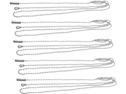 Conjunto De 5 Peças De Corrente Extensível De Metal Para Ventilador De Teto, Com Luz E Lâmpada. Gokoco