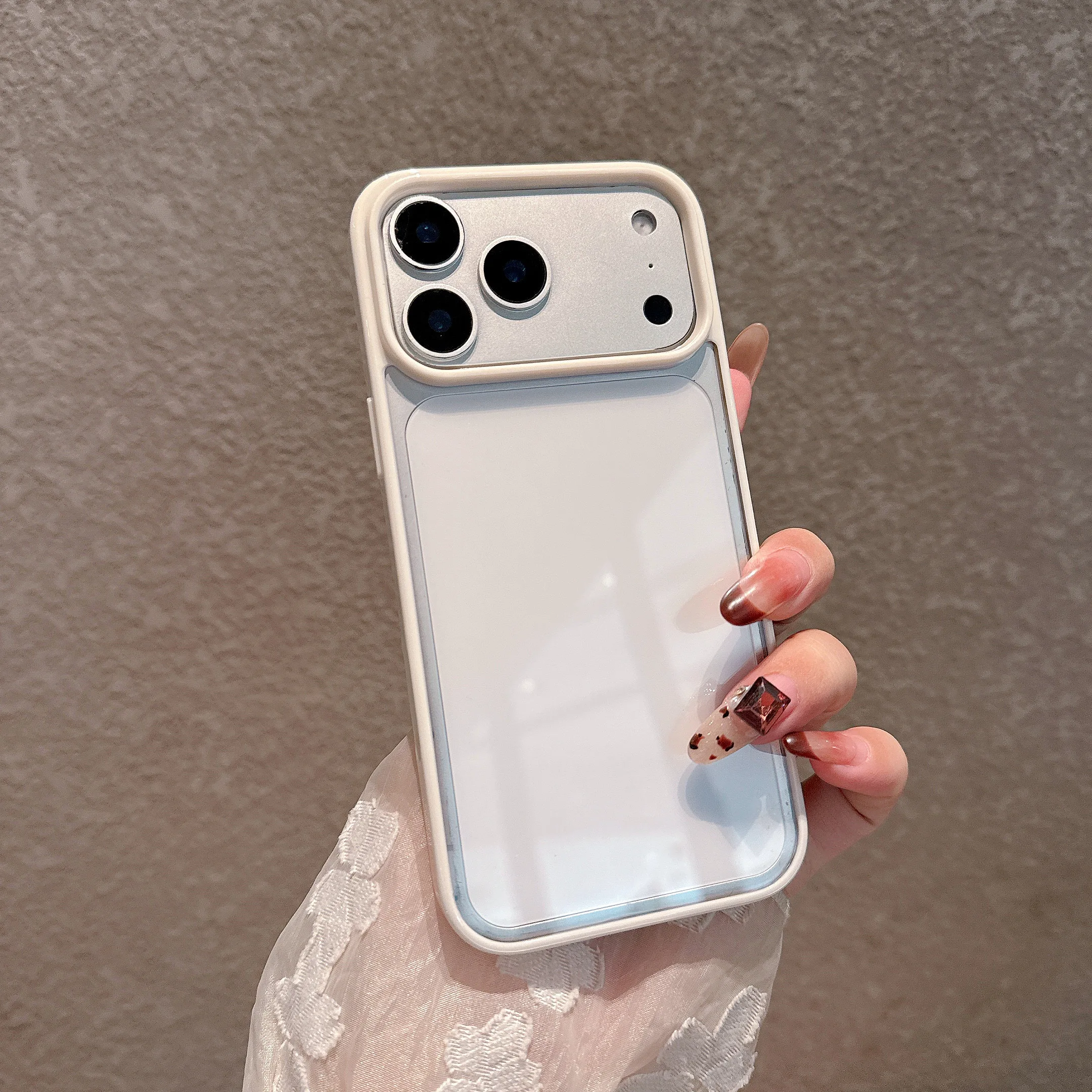 Funda Para Iphone 15 Plus Con Marco, Transparente Y A Prueba De Golpes.