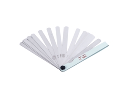 Medidor de espessura métrico para aço inoxidável, 17 lâminas, alta precisão de 0,02 a 1,0 mm, ferramenta de medição universal