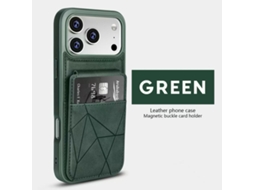 Capa Para Celular Samsungsung/capa De Couro/porta-cartões (2 Em 1)verde Escuro - Samsung S22