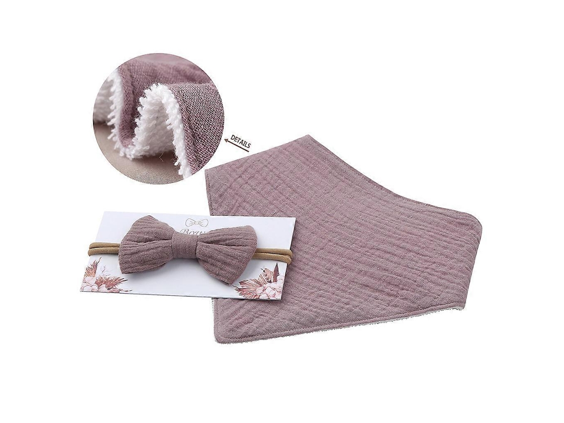 Bandana de Algodão Puro, Cor Sólida, Pano Para Embrulhar, Acessórios Para Cabeça, Presentes Para Recém-nascidos, Faixa De Cabelo Com Laço, Babador