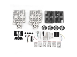 Brinquedo De Bloco De Construção Carro De Montanha 4wd Com Energia Solar Diy Educativo