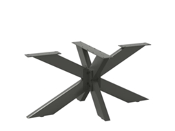 Coffee Table Leg, Coffee Table Legs Vidaxl Antracite Aço (98 X 58 X (42-43) Cm)