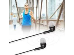 2026 fones de Ouvido Intra auriculares com Fio 3.5mm, Fones de Ouvido Pretos para Smartphone, Iphone X e 7 Plus
