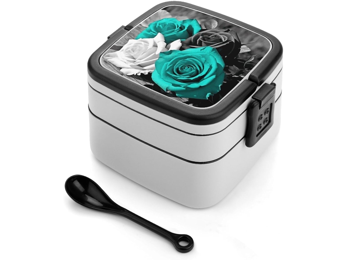 Marmita Bento Empilhável Para Adultos, À Prova De Vazamentos, Com Tampa Hermética, Com Colher, Para Homens E Mulheres
