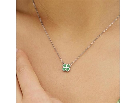 Lindo Colar Em Aço Quatrefoil Click Sck252 Sagapõ
