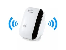 Repetidor sem fio de 300 m, amplificador de sinal Wi-Fi, extensor de alcance Wi-Fi para desktop e residências, Slowmoose branco