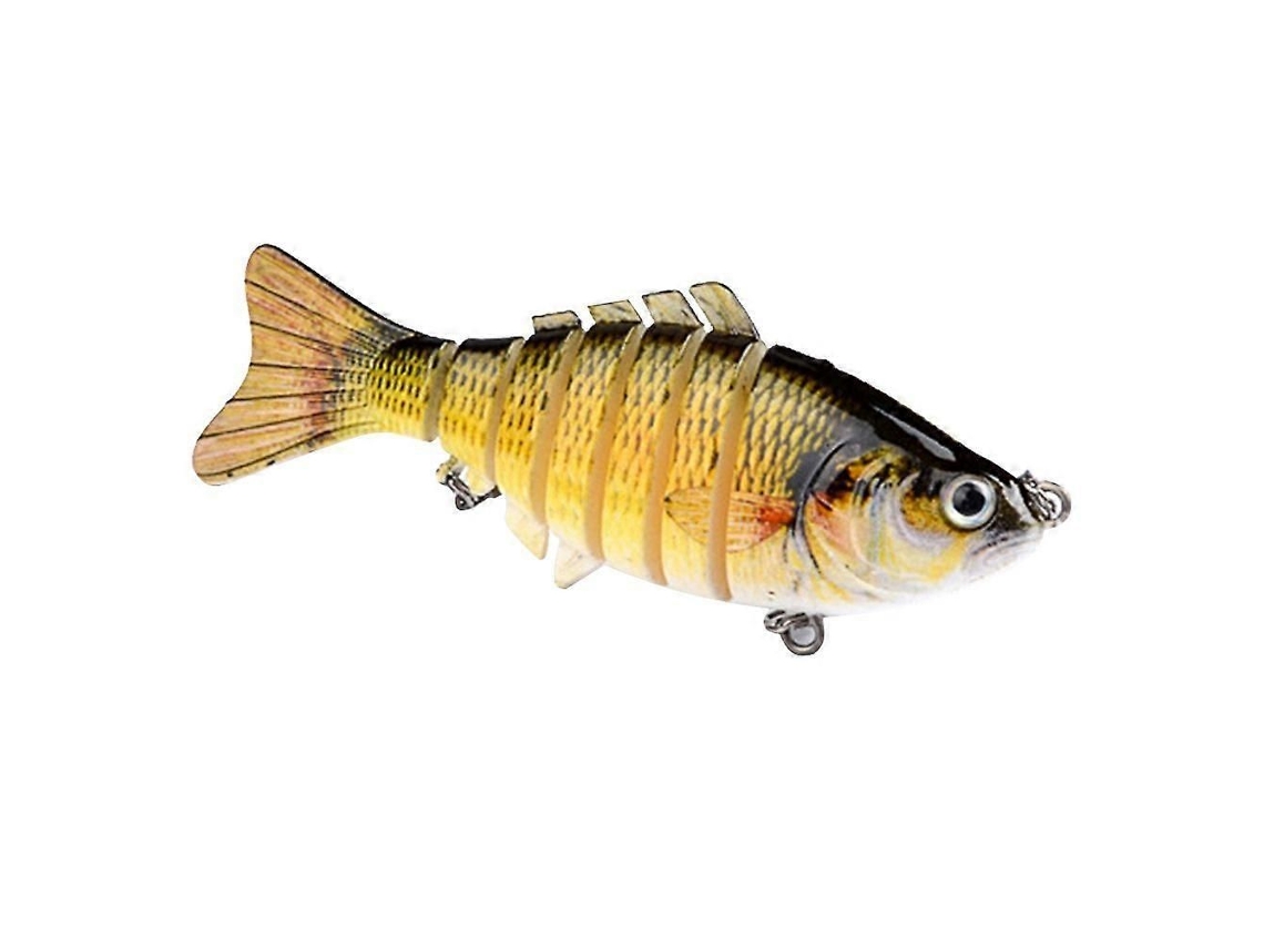Isca Artificial De 10cm, Segmentada E Tridimensional, Para Pesca