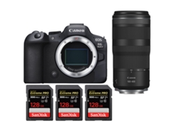 Eos R6 Mark Ii + Rf 100 400mm F/5.6 8 Is Usm + 3 Sandisk 128gb Uhs ii 300mb/s Máquina Fotográfica Híbrida + Ebook Pricedirect CANON