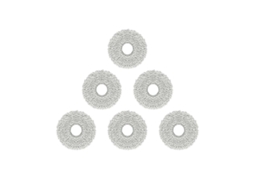 6pcs Mop Cloth For Deebot T10 Turbo / X1omni/turbo / X1s Pro/ T10s Pro /_glo