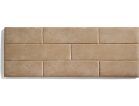 Cabeceira de Cama  Retangular 8309 (Castanho - Tecido - 152x57x5 cm)