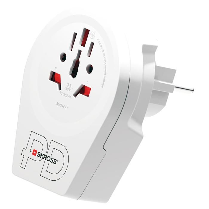 Adaptador de viagem USB ACPD UE de 20 W para todo o mundo