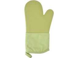 Luvas isolantes de silicone Rebe-Unibody para forno, anti-queimaduras, antiderrapantes, resistentes ao calor, verdes.