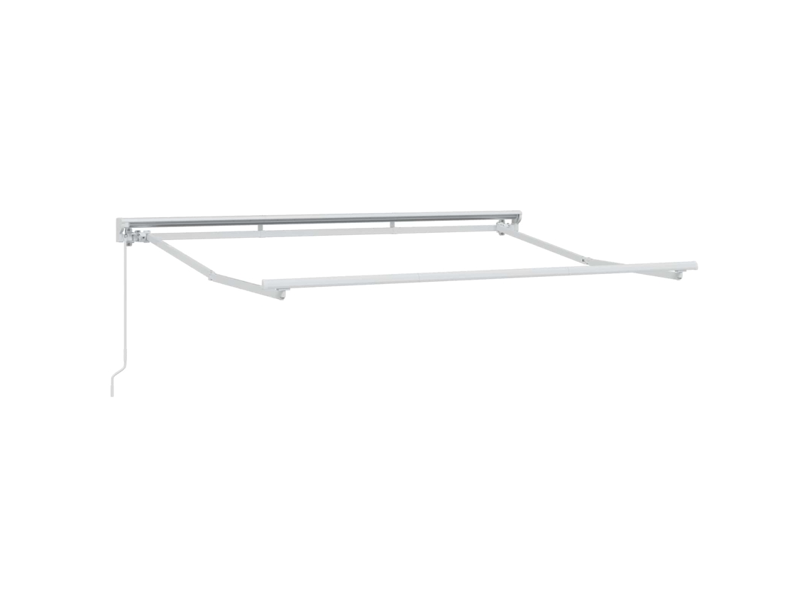 Conjunto 1 Estrutura De Toldo Vidaxl Branco Aço (3 X 2,5 M)