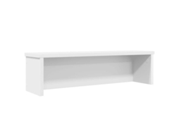 Vidaxl Rack De Cozinha Empilhável Branco Madeira Engenheirada