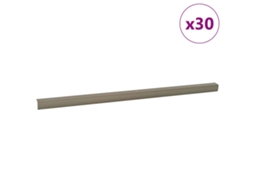 Conjunto 30 Perfis Para Degraus Vidaxl Dourado Alumínio (67 X 3.5 X 3 Cm)