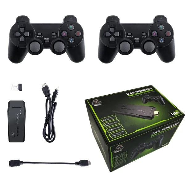 Console Portátil Retrô com 10.000 Títulos Clássicos, 64gb AQUAFORGE