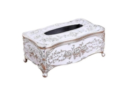 Caixa De Lenços Elegante Caixa De Lenços Decorativa Retangular Aquaforge