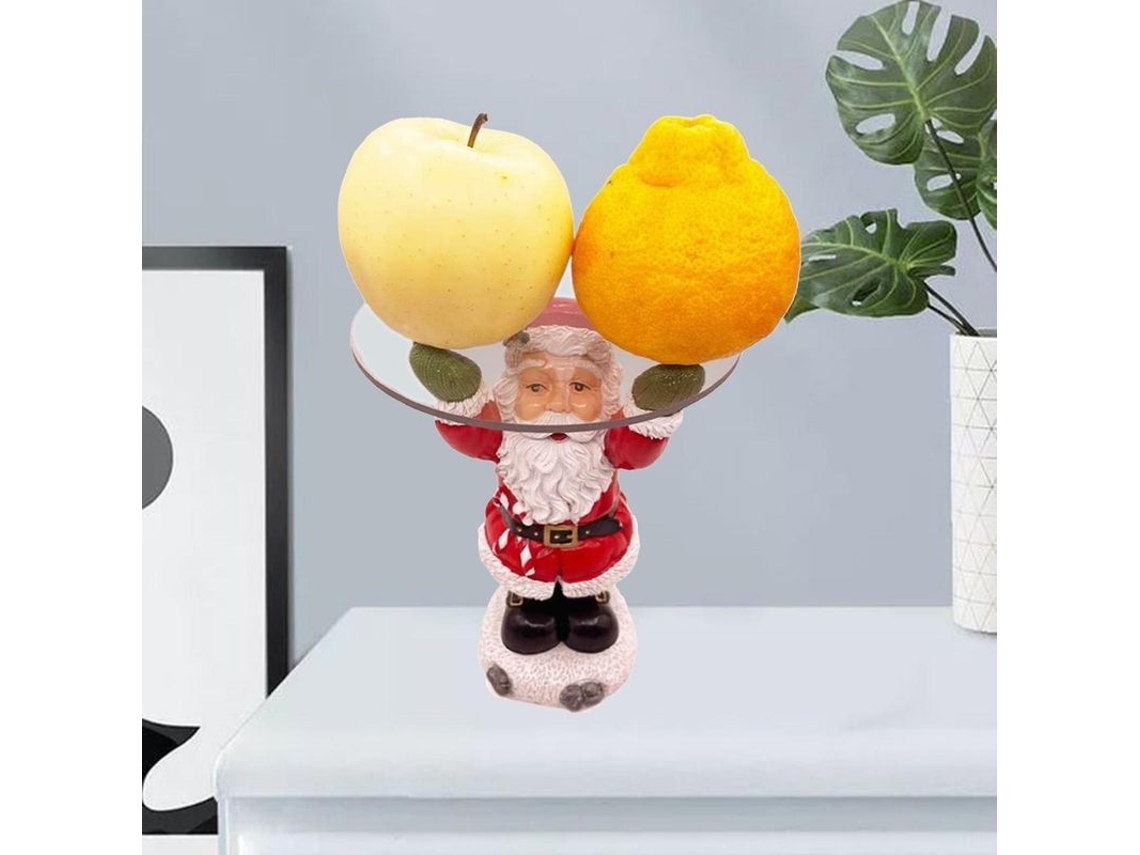Portavasos De Navidad Com Papai Noel Para Doces E Petiscos, Decoração De Natal Para Casa E Festas