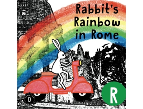 Livro Rabbits Rainbow in Rome The Letter R Book de HP Gentileschi (Inglês)