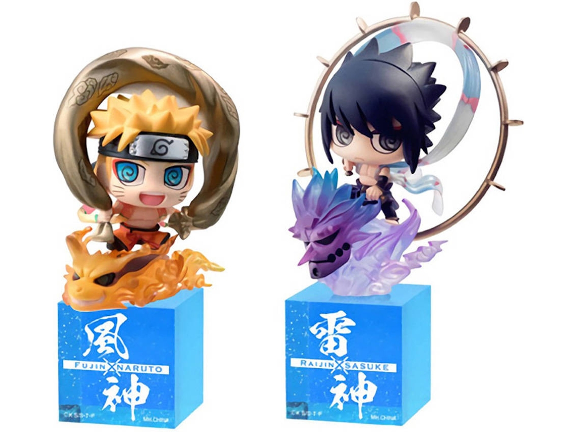 2 Figuras EASTVAPS Naruto Uchiha Sasuke Aeolus Raytheon