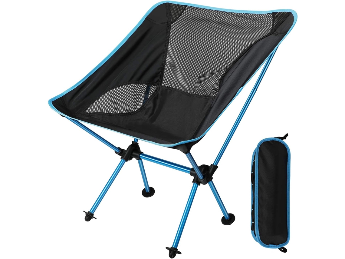 Cadeira de Camping Dobrável Portátil Ultraleve e Compacta AQUAFORGE