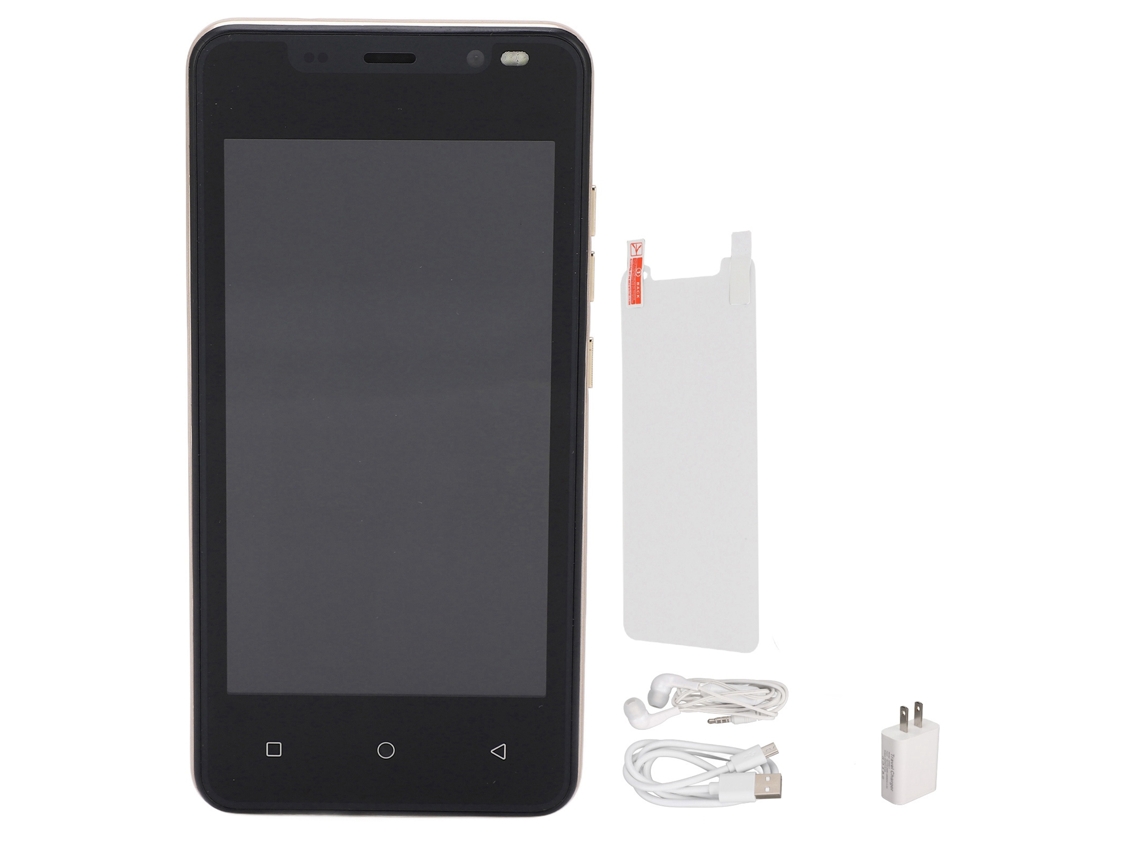 2026zentro-smartphone Desbloqueado I12 Pro Max 1gb 8gb Android 10 Rede 3g Suporta Cartão De Memória Até 128g Dourado Plug Us 100‑240v