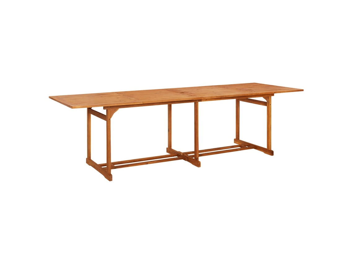 Mesa de jantar VIDAXL Marrom Madeira de acácia (280x90x75 cm)