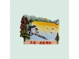 (longkan Wharf, Dali, Yunnan) Ímãs De Geladeira 3d Para A Cidade Antiga De Lijiang, Yunnan