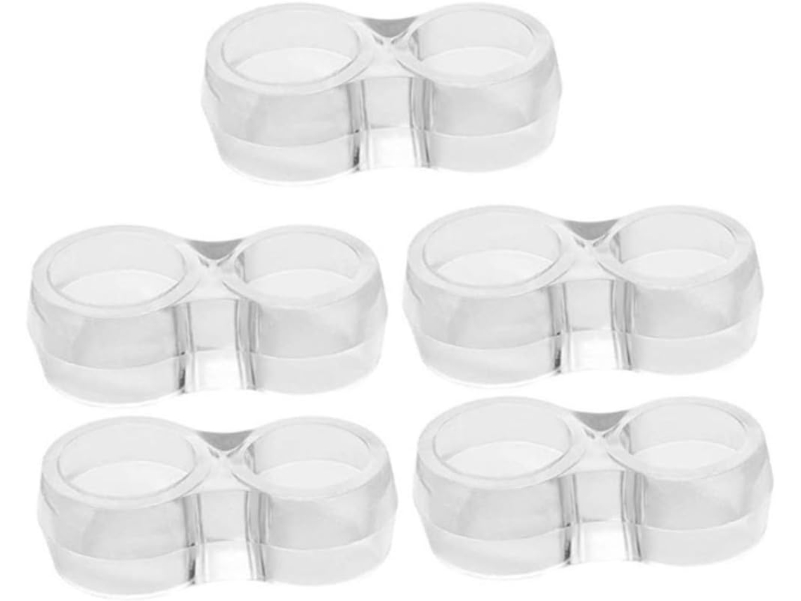 Protetores De Maçaneta De Porta Em Pvc Transparente, 8 Formatos, Anticolisão