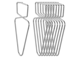 Conjunto De 100 Ganchos De Teto Com Presilhas Em Formato De T, Ideais Para Tetos Suspensos.