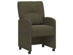 Conjunto 2 Cadeiradesaladejantar Vidaxl Verde Couro Sintético (57 X 67 X 95 Cm)