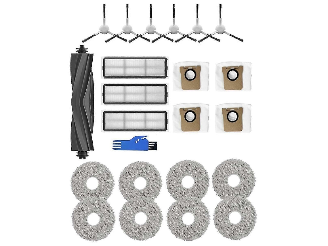 Peças De Reposição Para Os Aspiradores Robô Dreame L10s Ultra E L10, Incluindo Escova Principal, Escovas Laterais, Filtro Hepa, Saco Para Aspirador