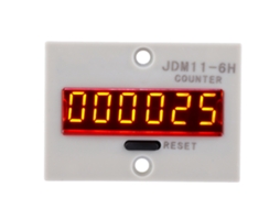 Contador eletrônico JDM11 6H LED de 6 dígitos, AC/DC 24V, faixa 0-999999, 0.38 polegadas | S/MARCA