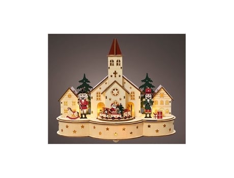 Cena De Quebra Nozes De Natal 30x14x24,5cm Básico Basics