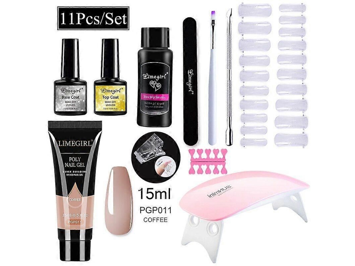 Conjunto de Manicure com Lâmpada Led 54 W, Unhas 20.000 Rpm, Máquina Broca para Unhas, Kit D e Gel Uv GOKOCO