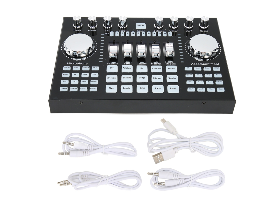 Placa De Som Live Com Controle E Ruído Reduzido